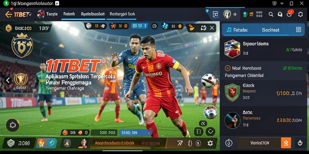 Tampilan menarik dari gameplay 11TBET dalam sportsbook.