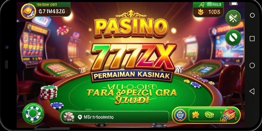Tampilan menyerupai kasino dengan gameplay yang dinamis.