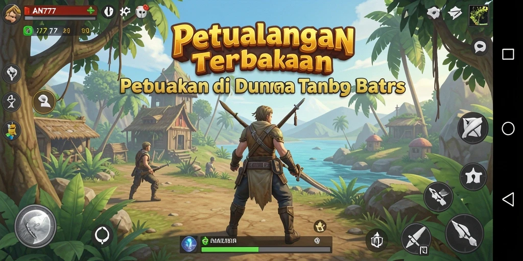 Gameplay AN777 menampilkan dunia terbuka yang menakjubkan.