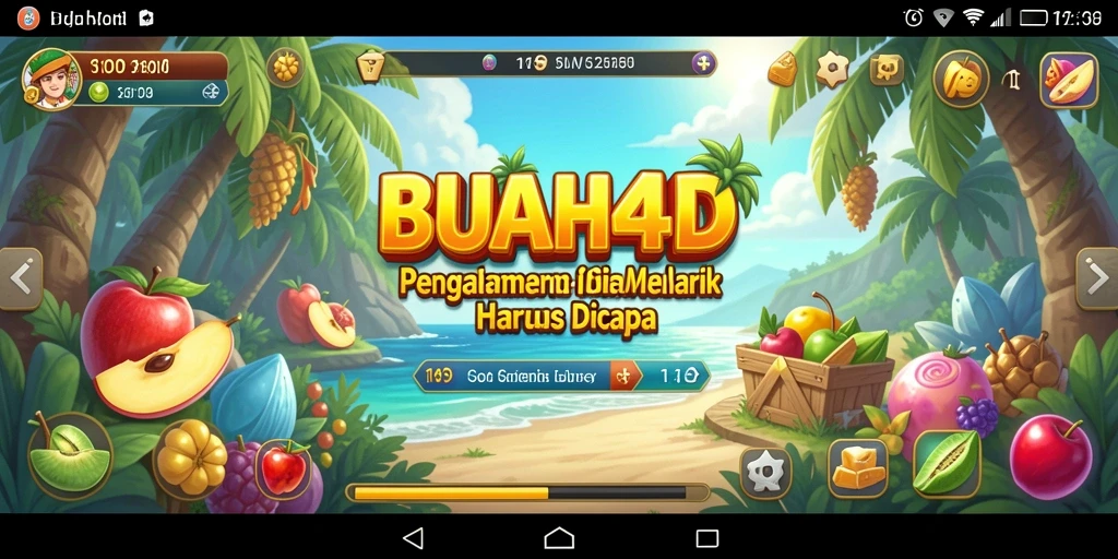 Menampilkan gameplay menarik BUAH4D dalam dunia simulasi.