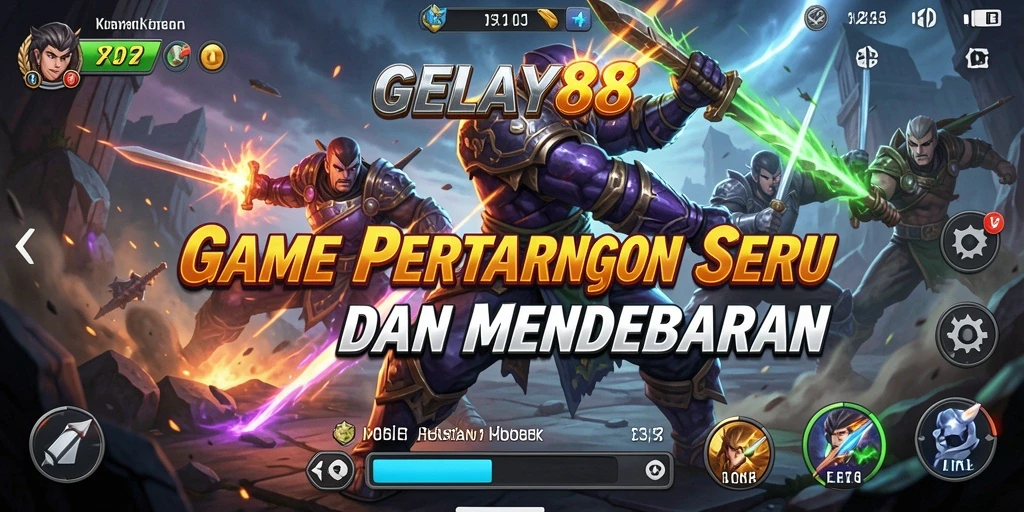 Tampilan gameplay seru dalam GELAY88 yang menegangkan.