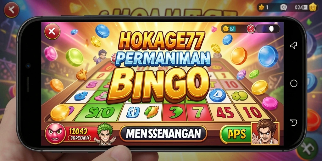 Tampilan gameplay HOKAGE77 dengan aksi seru Bingo.