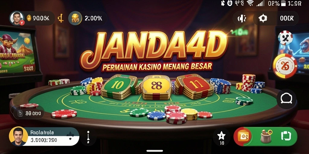 Tampilan gameplay menarik dari JANDA4D dengan grafik menawan.