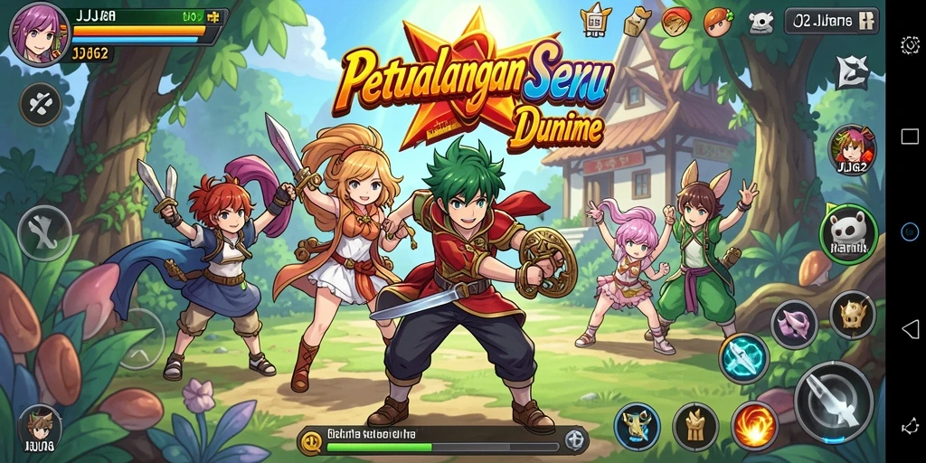 Tampilan gameplay menakjubkan dari <strong>JJ62</strong> dalam aksi penuh karakter Anime.