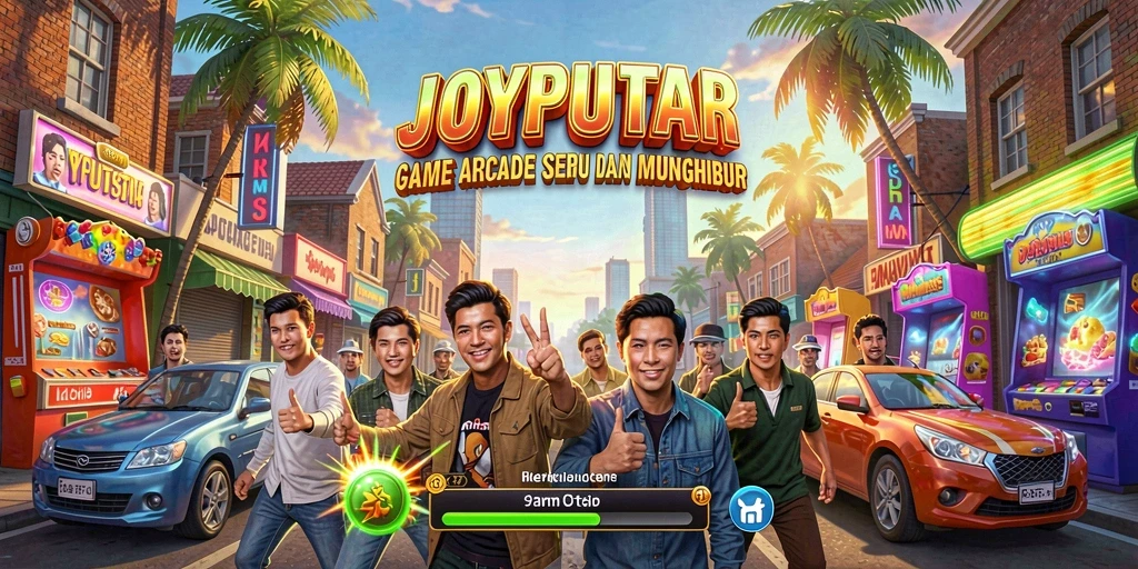 Screenshot gameplay JOYPUTAR yang penuh aksi arcade.