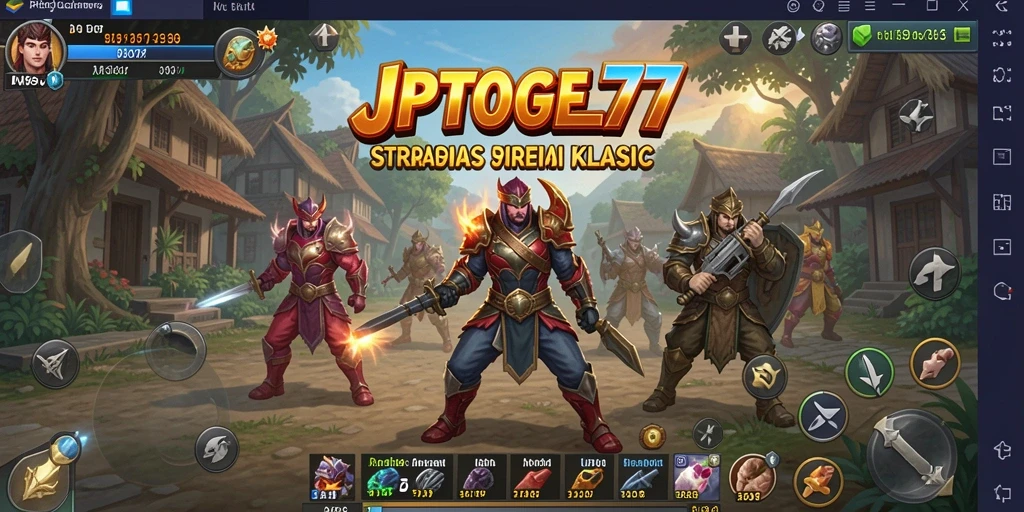 Tangkapan layar menunjukkan aksi gameplay seru dalam JPTOGEL77.