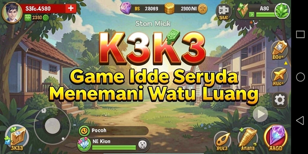 Tangkapan layar K3K3 menampilkan gameplay yang menarik dan interaktif.