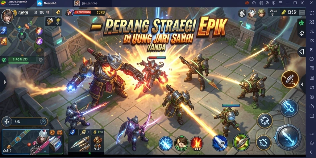 Tangkapan layar utama R6R6 yang menunjukkan pertempuran strategi yang mendebarkan.