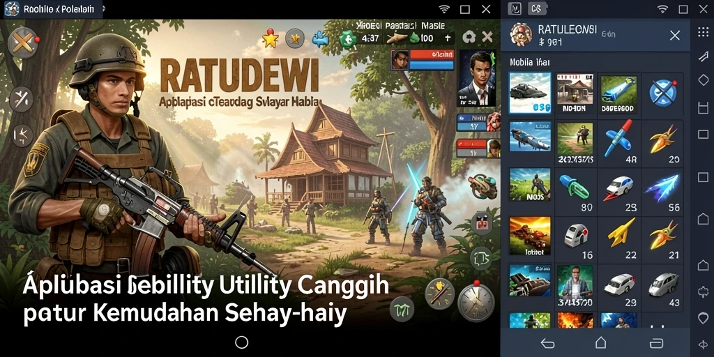 Tampilan aplikasi RATUDEWI yang memudahkan pengguna mengatur tugas.