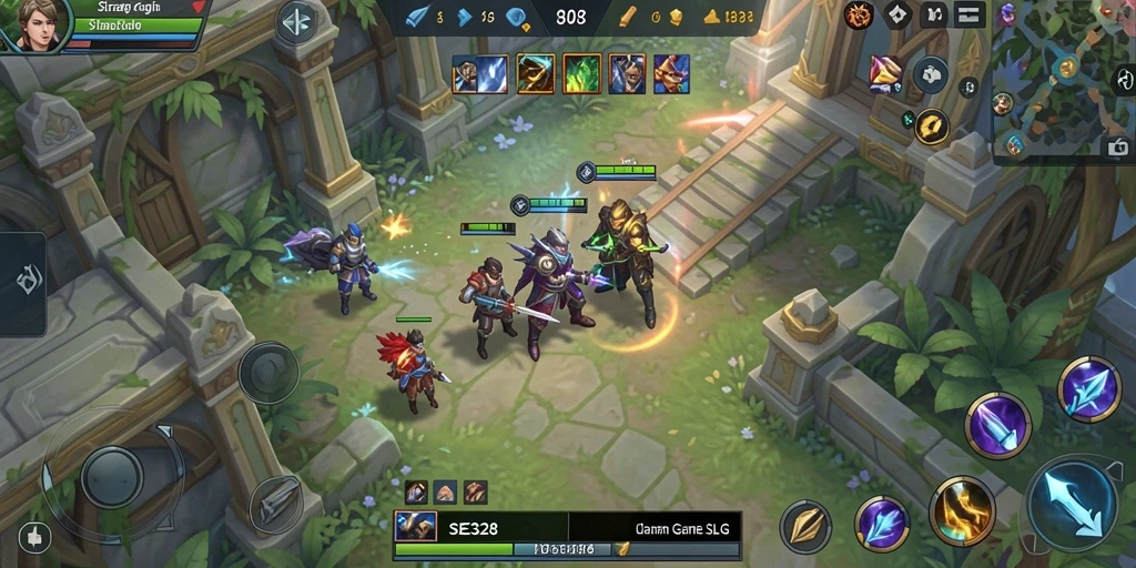 Tampilan gameplay SE328 yang menarik dan strategis.