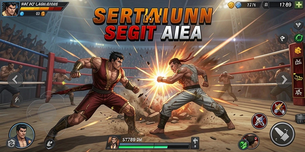 Screenshot ST789 menampilkan aksi pertarungan yang mendebarkan.