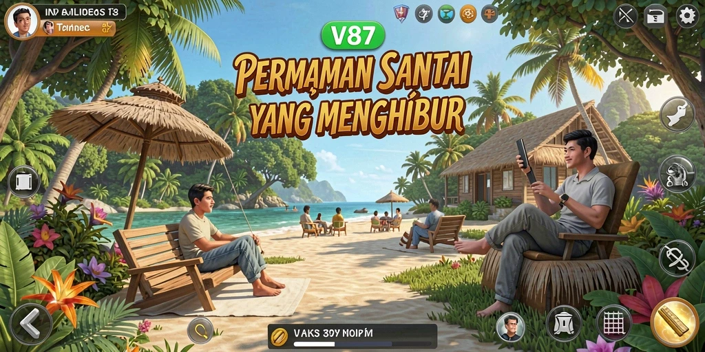 Tampilan menarik dari gameplay <strong>V87</strong> yang penuh warna dan menantang.