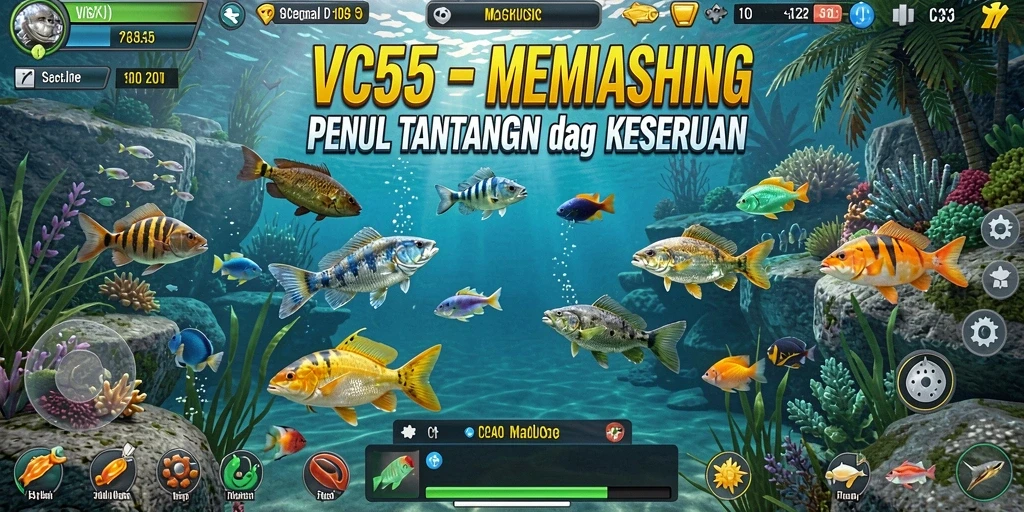 Tangkapan ikan yang besar dan menakjubkan di VC55.